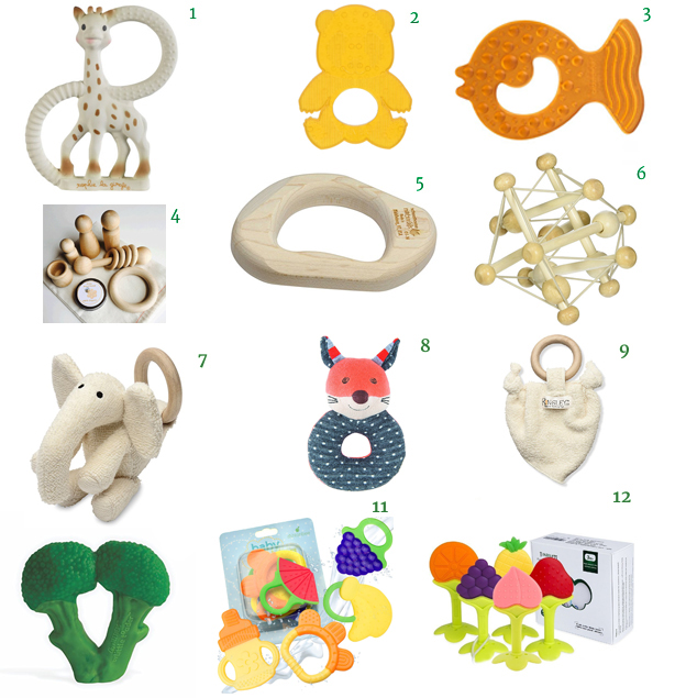 safest baby teethers